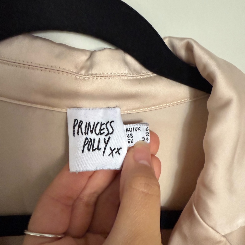Princess Polly Satin Tie Top - Picture 3 of 4